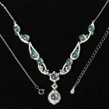 Verdelune -Adjustable Sterling Silver Genuine Jade Elegance Necklace