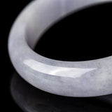 Natural Burmese Pale Purple Jadeite Jade Bangle (56.5mm) - Z006 Close Look 2